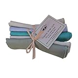 ポンチョベビー Poncho Baby ベビー用ウォッシュクロス 5枚セット オーガニックコットン100% 男女共用