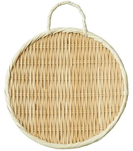 Amazon | 持ち手付き竹ざる 手つき盆ざる 日本製 (27cm) | 梅沢