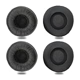 ヘッドセット交換用イヤーパッド 直径50mm 交換用ヘッドフォンイヤーパッド ヘッドホンカバー ヘッドホンイヤークッション Plantronics HW251N HW510 HW520 Blackwire C3210 C225 3210 3220 3310 Jabra PRO 920 930 BIZ 1500 1900 2400II スポンジ製 高弾性 耐久性 交換パッド-4セット
