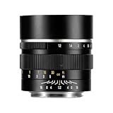 7artisans 50mm F1.2 Eマウント APS-C MF 単焦点レンズ (国内正規品・メーカー2年保証付) 互換品 ソニーE用 大口径 ポートレート 人物撮影 背景ボケ マニュアルレンズ α6400 α6600 α6700 ZVE10 IIなど対応 七工匠
