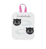 Rockahula Kidsロッカフラキッズ/H573Bグリッターキャットクリップ/ブラック
