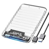 ORICO HDD ケース 2.5インチ USB 3.0-SATA 外付けハードディスク ケース 7mm/9.5mm SATA HDD SSD 対応 最大6TB 工具不要 UASP対応 2139U3-V1-CR