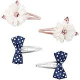 OSHKOSH(オシュコシュ) 4パックフラワー&ボウスナップクリップ マルチ 小物ジュエリー・ヘアーアクセサリー One Size【並行輸入】