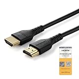 StarTech.com プレミアムハイスピードHDMIケーブル 2m Premium HDMI cable規格認証 HDMI 2.0準拠 イーサネット対応 4K/60Hz RHDMM2MP