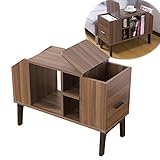 サイドテーブル チェスト 木製 収納 棚 サイドテーブルチェスト LT-400 DBR