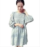 【Wild Cats】レディース トップス シャツ ワンピース マタニティ 妊婦 花柄 花 レース 春 春秋 カジュアル エレガント エコバッグ付き
