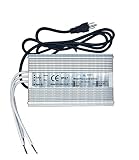 Waterproof LED Driver 200 Watt 12 Volt Power Supply with 3-Prong USA Plug, waterproof IP67 [並行輸入品]