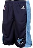 NBA Adidas Memphis Grizzliesユースレプリカショーツ – ネイビーブルー S