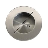ラウンド円キッチンキャビネットRecessedスライドドアハンドル引き手Flush直径: 2 in / 2 – 1 / 2 inステンレススチール Diameter:2-1/2 in HM005SS6