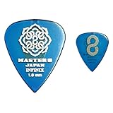 【10枚セット】MASTER8 JAPAN INFINIX ティアドロップ 1.0mm HARD GRIP 滑り止め加工 ギター ピック [IFS-TD100]