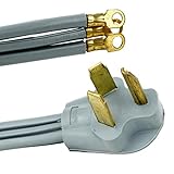 Sunlite 04173-SU EX4/D/30A Dryer 4-Feet Extension Cord, Grey [並行輸入品]