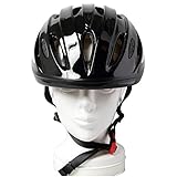 OGK KABUTO(オージーケーカブト) SN-10 通学用ヘルメット ブラック シルバーテープ付き サイズ: 56-58cm SN-10