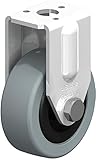 Blickle BRA-VPA 50G Fixed Caster, 1.97 Wheel Diameter, 88 lb. Load Capacity by Blickle