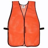Orange Safety Vest Mesh Elastic Sides One size fits most by Cordova
