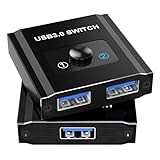 USB 切替器 PC 2台用 双方向 USB3.0 切り替え 2入力1出力/1入力2出力 5Gbps高速転送 ＵＳＢ 切り替え機 1台のプリンターを2台のパソコンで使用 マウス キーボード 切り替え器 ＵＳＢ セレクター パソコン 2台 キーボード 1台 Type-Aスイッチャー スイッチ ポータブル 耐久性
