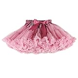 Buenos Ninosキッズチュチュスカート チュールレーススカート 桃色 3-4歳 [並行輸入品]