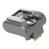 Sxhlseller ワンタッチ懐中電灯用フラッシュホットシューアダプター、TTLホットーアダプター、3、C3、F3、NEX-5、5N、5R、5C、5T用マウント、手動調整明るさ (黒)