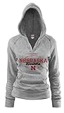 NCAA Nebraska CornhuskersジュニアラグビーDeepカレッジロゴVネックフリースパーカー L ホワイト