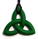 Peacemaker Jewelry Trinity Knot Silicone Teething Pendant Necklace (Green) [並行輸入品]