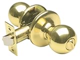 凡例809062ボールスタイルドアノブプライバシーベッドand Bath Lockset、us3真鍮仕上げ