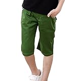 Domybest　子供服　男の子　ハーフパンツ　キッズ ボーイズ　ズボン ショーツ　5分丈　カジュアル (110（3-4歳）, グリーン)
