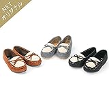 dolcina(ドルチーナ) ファーモカシン (13～20cm) キムラタンの子供服 (52002x52302-163) ブラック 13