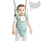 迷子防止ひもベビー歩行補助ベルトハンドヘルドベビーウォーカー歩くアシスタントを学ぶ歩くアシスタントを学ぶ赤ちゃんの落ちるのを防ぐための幼児の安全ハーネス綿の通気性と快適性安全引っ張りと持ち上げ二重使用