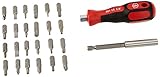 Wiha 71994 Bits Collector With Torx, Slotted, Phillips, Pozidriv, Square And Hex Inch Bits, 27 Piece