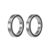 uxcell ベアリング 6806-2RS 深溝玉軸受 内径30mm×外径42mm×幅7mm ボールベアリング 両ゴムシール クロム鋼 玉軸受 2個