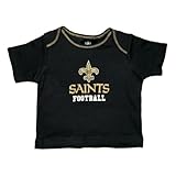 NFL New Orleans Saints Infant ベビー Baby ショートスリーブTシャツ Short Sleeve T-Shirt - ブラック Black (サイズ: 6-9 )