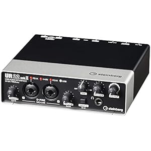 Steinberg スタインバーグ 2x2 USB2.0 24bit/192kHz オーディオインターフェース UR22mkII