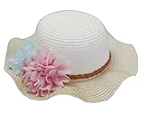 小さな女の子美しい太陽の帽子プリンセスの帽子夏のビーチの帽子 [C]