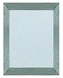 壁アートHanging木製素朴な仕上げアンティーク調写真フォトフレームホームインテリア 16 x 24 Inches シルバー FRAME38-Silver-18