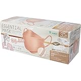 ヨコイ さらふわ ESSENTIAL MASK 不織布マスク アプリコットベージュ FD30-BE 紙製マスクケース付き 30枚入x4個