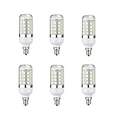 KINGSO 4.5W Dimmable E12 LED Candle Bulb, 35W Incandescent Bulb Equivalent,300LM,High Power EnergySa