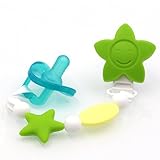 AILAMS food grade Silicone Baby Soother-Toddler Dummy Pacifier Chain And Teether With early Teething