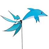 ZooooM イルカ 風車 屋外 キャンプ キッズ 子供 ガーデン スピナー かざぐるま ZM-IRUIRU