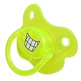 ノーブランド品 おもしろい　可愛い　ベビー　赤ちゃん　おしゃぶり　乳首　シリコーン　安全　 入眠ナビ　6ヶ月以上　全5色選べる - 蛍光, 5.5センチメートル