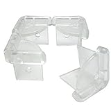 Veewon 4pcs Table Corner Collision Angle Baby Transparent Glass Collision Proof Angle Safety Thicken