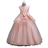 WIN ドレス キッズワンピース ピアノドレス フォーマル 女の子 ジュニア コンクール子供服 ピアノ発表会 ガールズ 女児 ジュニア パーティー 結婚式 姫様 お嬢様 ノースリーブ リボン飾り チュ