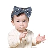 Domybest　ベビー ヘアバンド リボン キッズ 子供 カチューシャ 髪飾り ヘアアクセサリー 水玉柄　女の子 新生児 赤ちゃん 出産祝い 内祝い お宮参り 誕生日 100日記念 こどもの日 記念