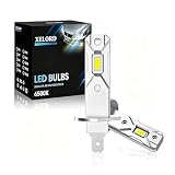 XELORD H11 LED ヘッドライト 一体型 ファンレス H8 H9 H16 H11兼用 LED バルブ CREEチップ搭載 6500K ホワイト 車検対応 DC9V-32V 2個入