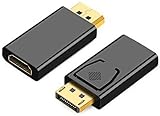 For Displayport HDMI 変換アダプター DP - HDMI変換 アダプター4K 30Hz デスクトップPC、ラップトップ、モニター、HDTVなど対応 DP HDMI 変換ケーブル グレー