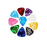 ギター ピック ギターぴっく ピック アコギ ピック 携帯に便利 軽量で耐久性に優れている 10枚0.46 mm （カラーランダム）