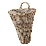 ラタンバスケット モンデリック　ウォールバスケット　35cm