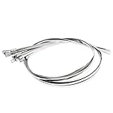 uxcell ステンレス鋼 溶射 ケーブル タイ 27.6"長 4.6mm幅 バンド クランプ 20枚