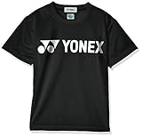 [ヨネックス] 半袖シャツ JUNIORドライシャツ ボーイズ ブラック (007) 日本 J140 (日本サイズ140 相当)