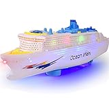 夢の空　幼児 子供 赤ちゃん 電動 豪華なクルーズ お風呂 おもちゃ 電池式 ボート 海賊王船 水遊び 玩具 パイレーツ 船 知育玩具 眩しい光と生々しいサイレン付き　知育玩具