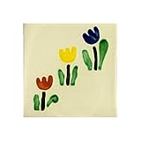 【ノーブランド品】[3月下旬頃～]メキシカンタイル10ｃｍ角6枚セット R3189