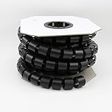 Yongcun Split Harness Wrap Split Loom Cable Wrap Cable Management OD 1 1/4" 32mm Ligth 5M 16FT [並行輸入
